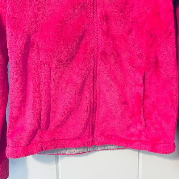 EUC North Face Osito Zip Up Jacket / XS / Bright Pink - Picture 9 of 11